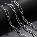 Collier à longue chaîne à maillons pour femme