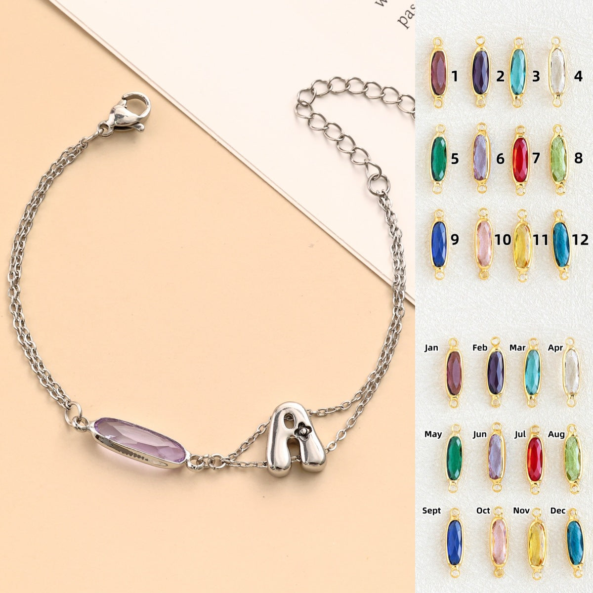 Montre pour femme avec cristal facetté