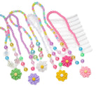 Ensemble de bijoux ludique avec pendentif fleur
