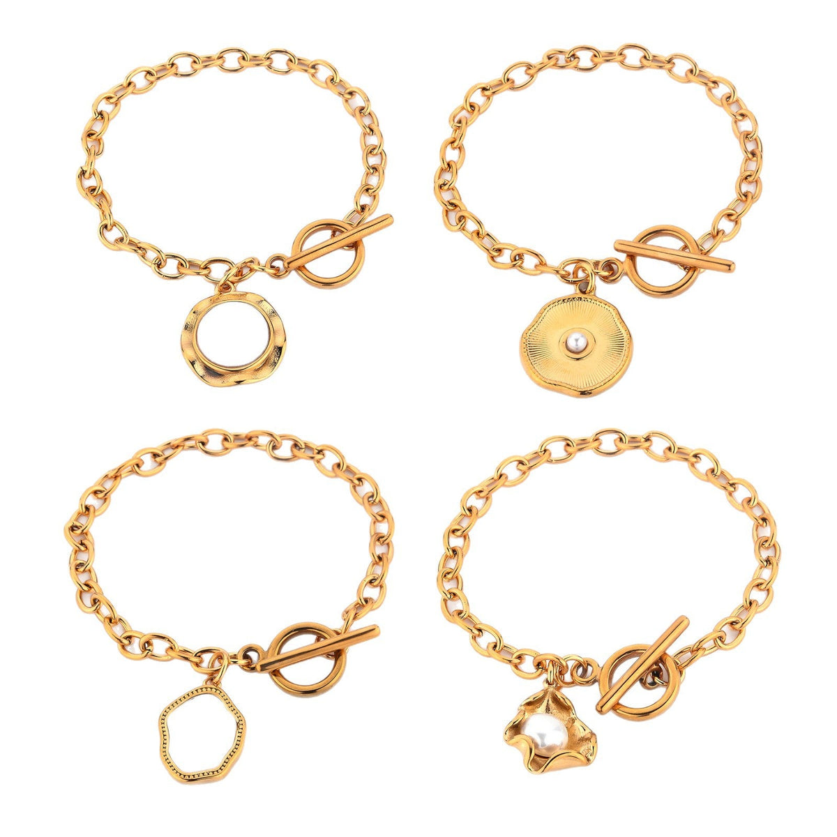 Bracelet de luxe pour femmes avec médaillon élégant