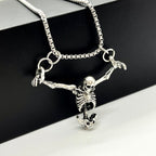 Collier pendentif squelette