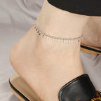 Chevillère élégante pour femme avec pendentifs délicats