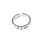 Bague pour femme au design texturé organique