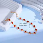Bracelet avec breloque cœur