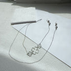 Collier pendentif floral bohème