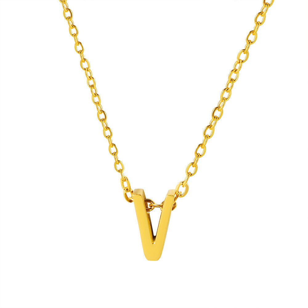 Collier pendentif initiale personnalisé pour femme