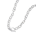 Collier pour femme à maillons robustes avec fermoir toggle