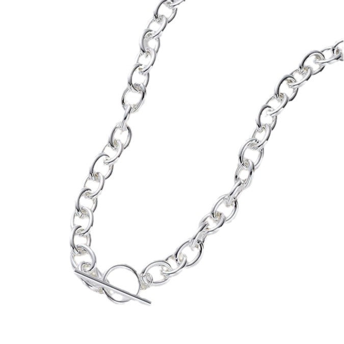 Collier pour femme à maillons robustes avec fermoir toggle
