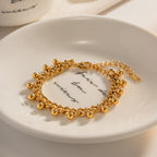 Bracelet pour femme à maillons élégants et perles
