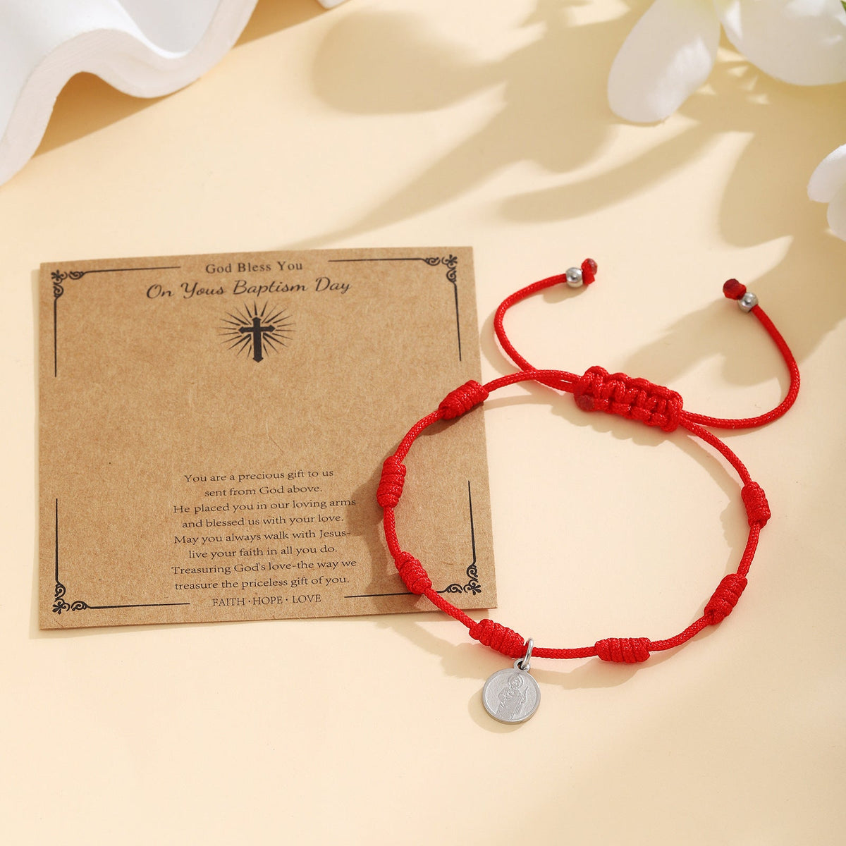 Bracelet d'amitié pour femme avec fermeture réglable