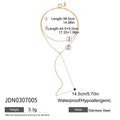 Collier pour femme en acier inoxydable hypoallergénique