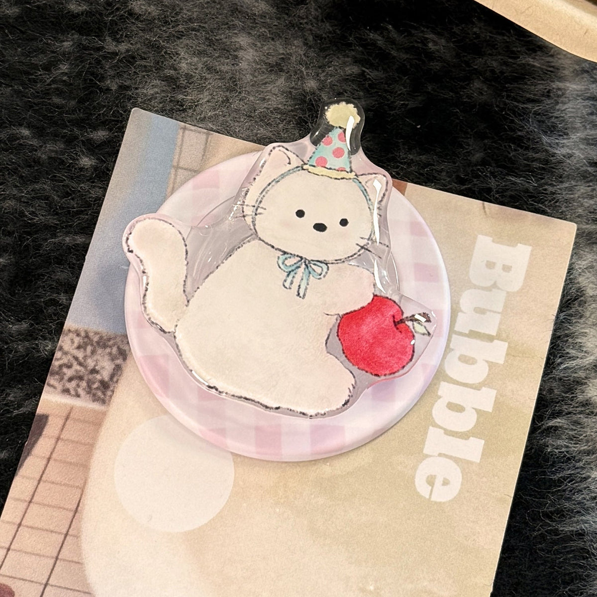 Broche chat adorable