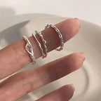 Bague chaîne pour femme au design délicat