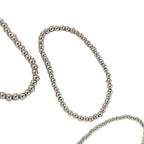 Ensemble de bracelets élégants dorés à perles pour femme