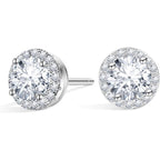 Ensemble de boucles d'oreilles délicates avec zircons étincelants