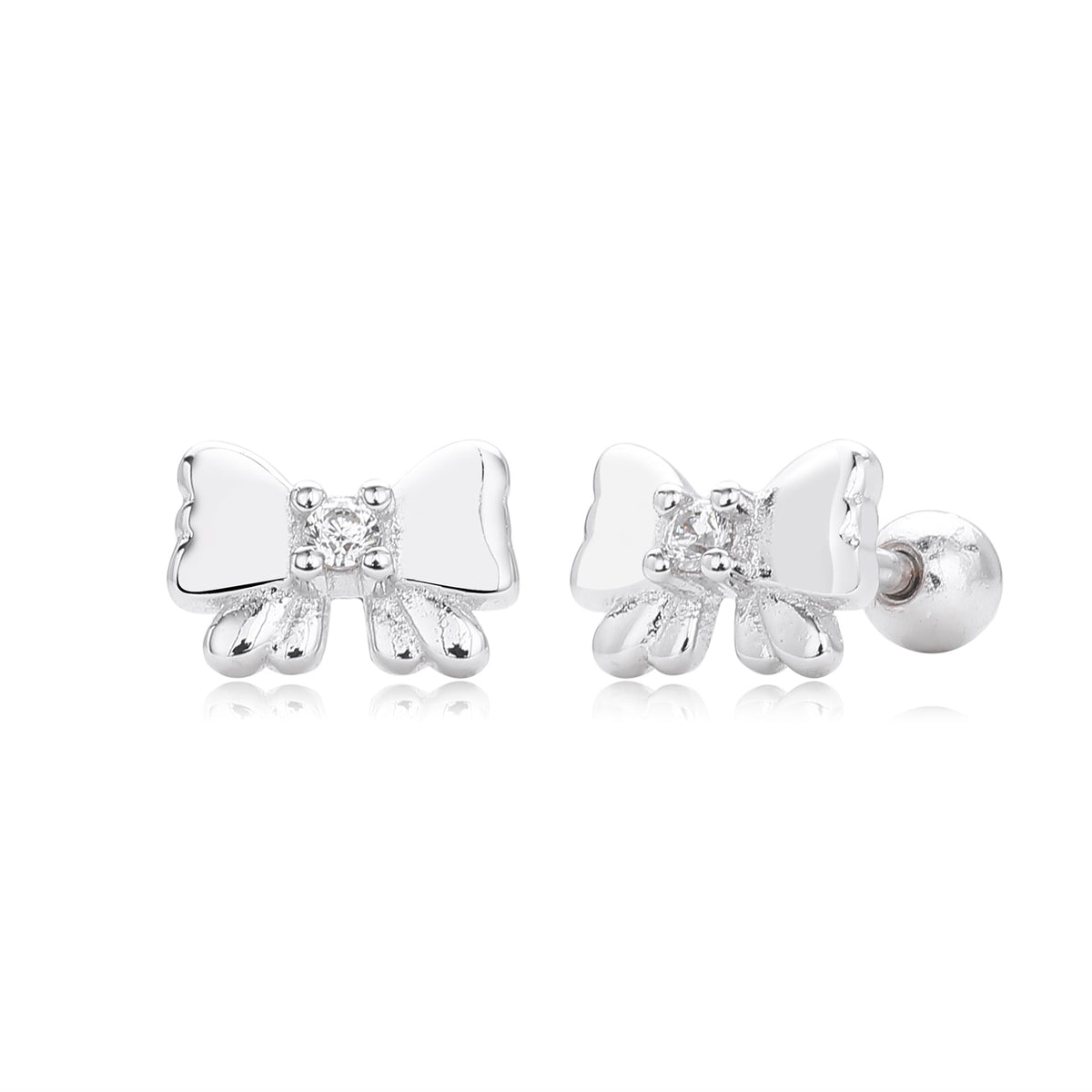 Damen Ohrstecker im Schmetterlingsdesign aus 925 Sterling Silber