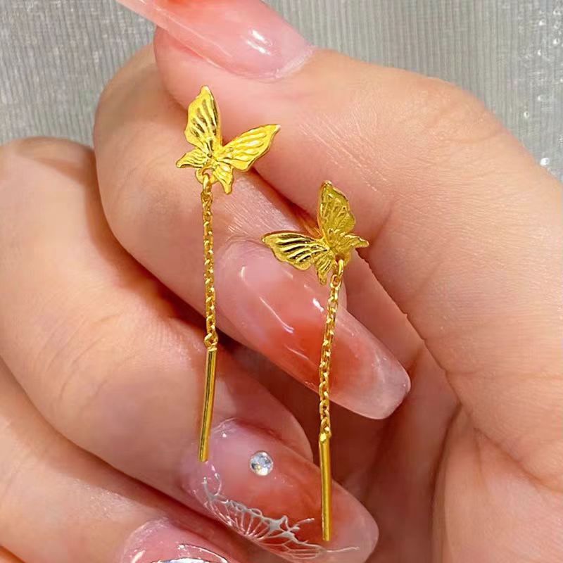 Boucles d'oreilles papillon pour femme