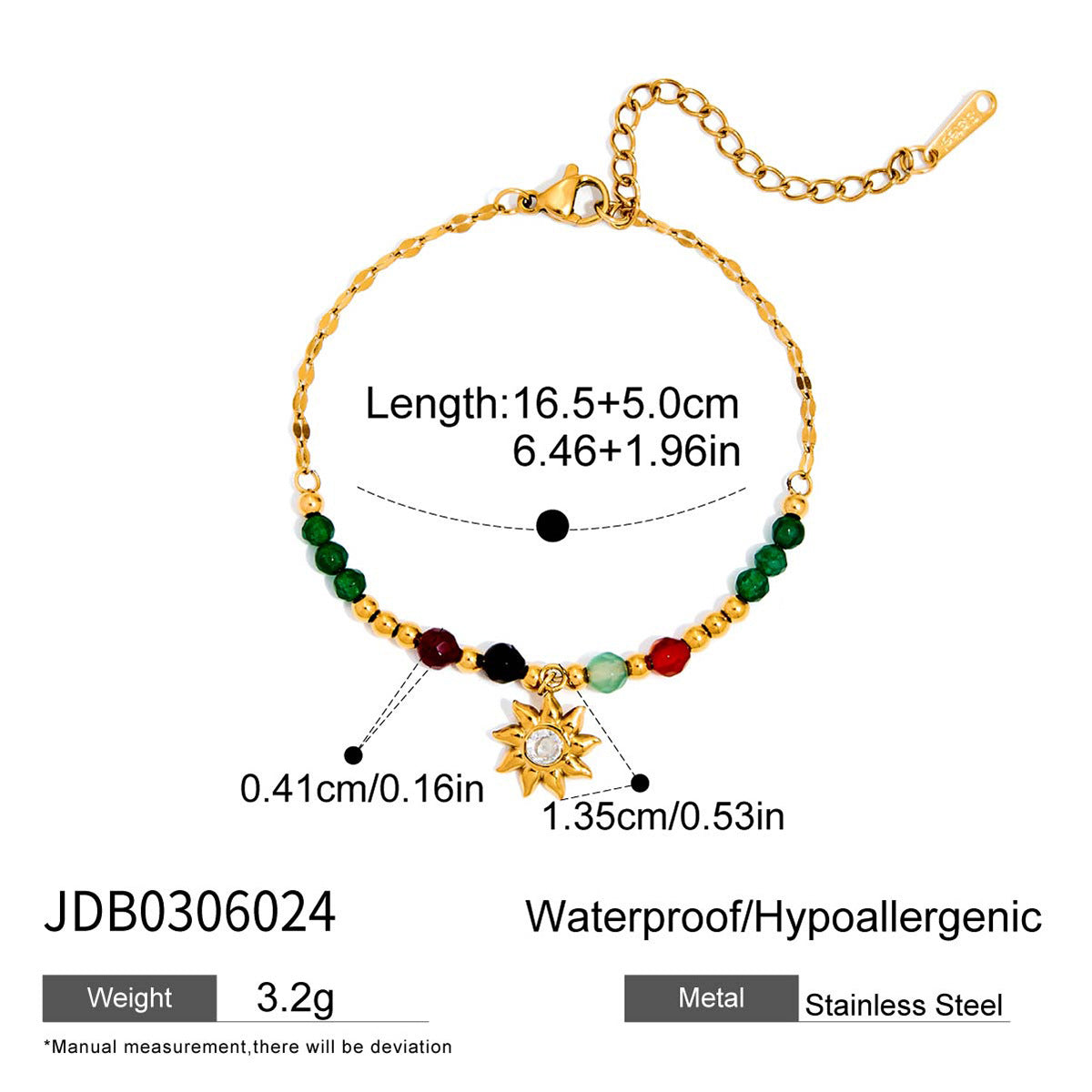 Collier pour femme avec pendentif soleil et lune en acier
