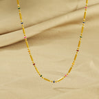 Collier de perles colorées pour femme