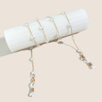 Chaîne de lunettes à perles élégante