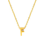 Collier pendentif initiale personnalisé pour femme