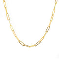 Collier à longue chaîne à maillons pour femme