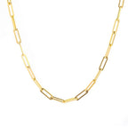 Collier à longue chaîne à maillons pour femme
