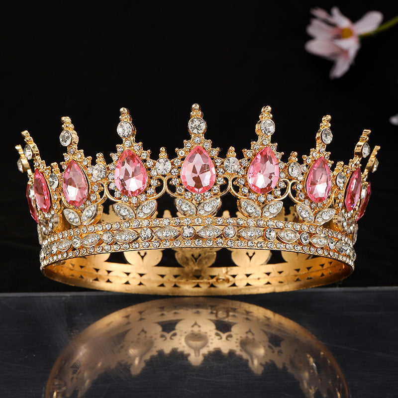 Couronne pour femme avec pierres précieuses élégantes