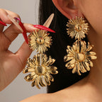 Boucles d'oreilles pour femme en forme de coquillage