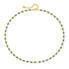 Collier charme œil