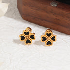 Boucles d'oreilles pour femmes motif fleurs