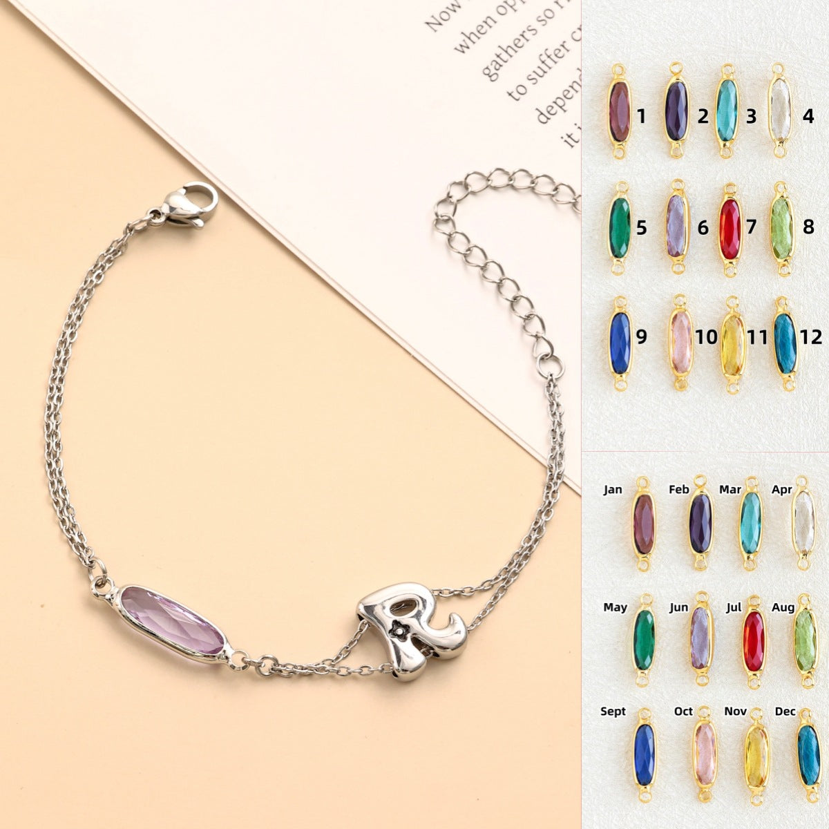 Montre pour femme avec cristal facetté
