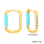 Boucles d'oreilles pendantes avec cristaux scintillants