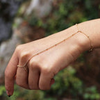 Bracelet de cheville à chaîne réglable