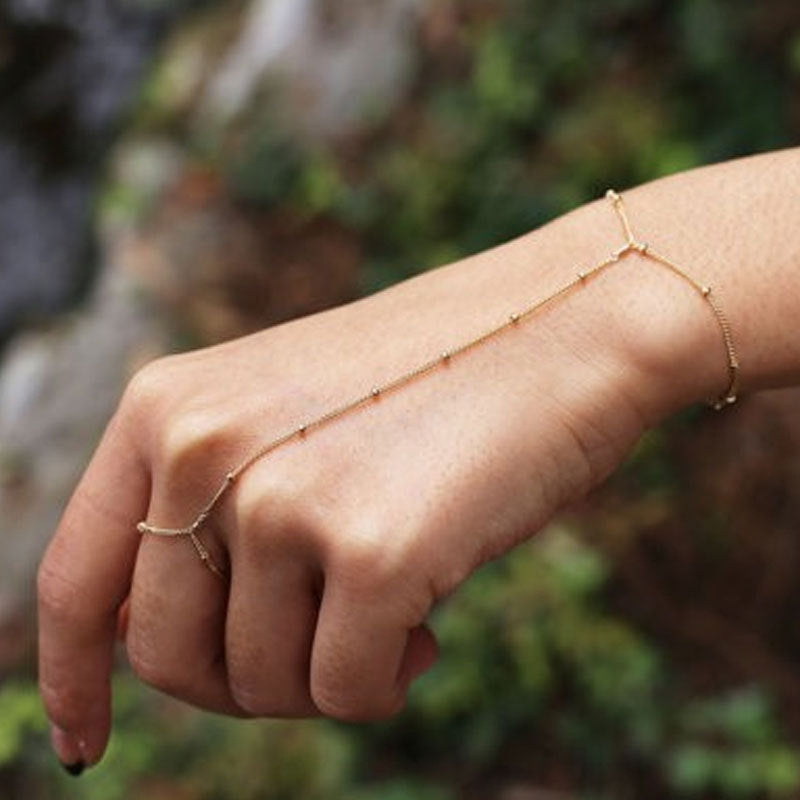 Bracelet de cheville à chaîne réglable