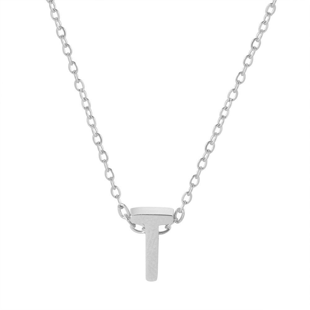 Collier pendentif initiale personnalisé pour femme
