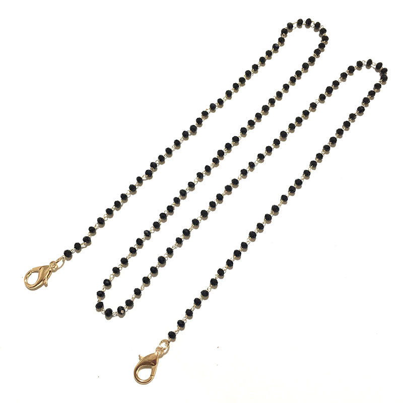 Bijou porte-lunettes en perles de cristal