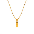 Collier élégant pour femme avec pendentifs minimalistes
