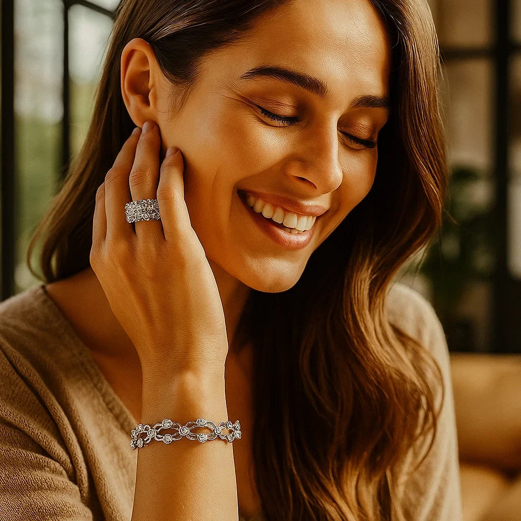 Bague et bracelet expansibles 2-en-1