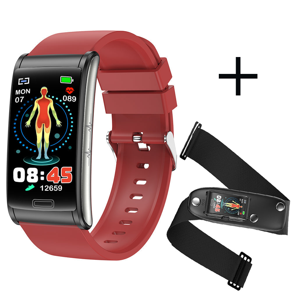 Bracelet connecté intelligent: ECG, tension, oxygène, glycémie et sommeil