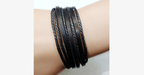 Bracelet Enroulable en Cuir Rustique