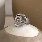 Bague Statement Spirale 18k
