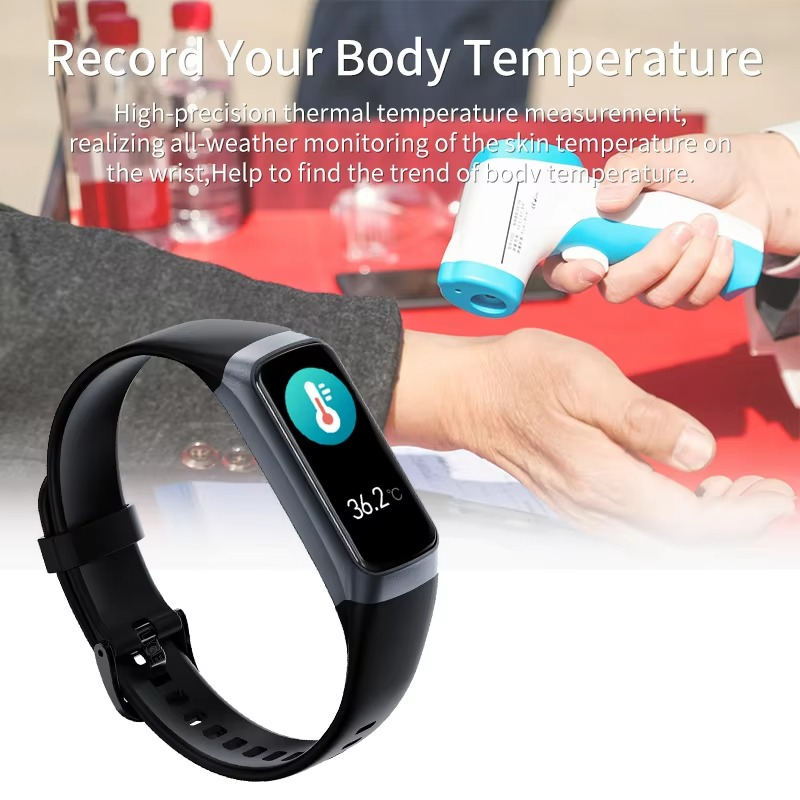 Montre connectée de fitness étanche avec suivi de santé