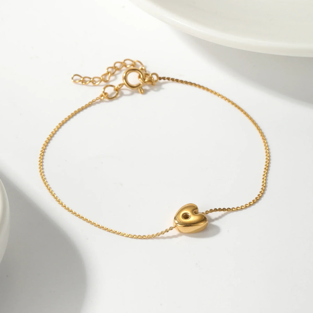 Bracelet initiale bulle
