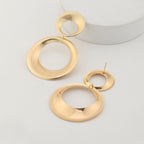 Boucles d'oreilles cercles dorés