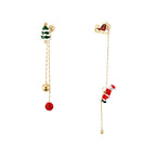 Boucles d'oreilles de Noël
