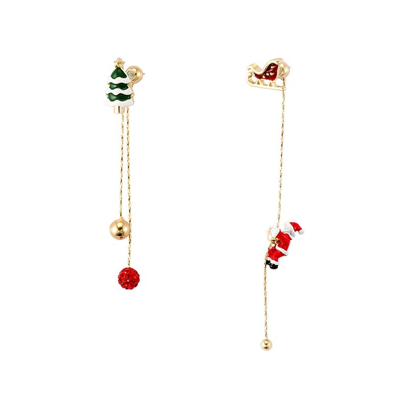 Boucles d'oreilles de Noël