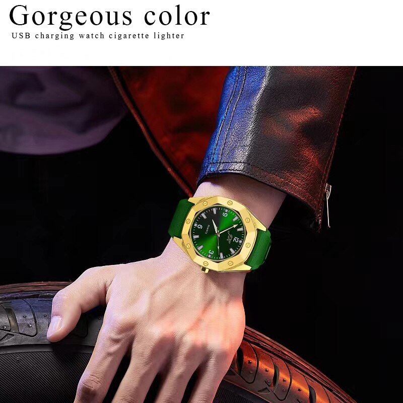 Montre avec briquet électrique USB