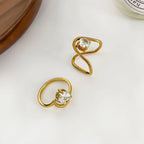 Bague torsadée irrégulière diamant 18k