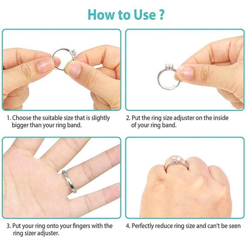 Ajusteur de taille de bague invisible